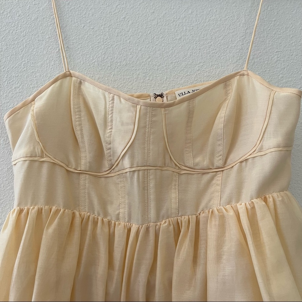Mariza Corset Cotton & Silk Gown - Picture 6 of 10
